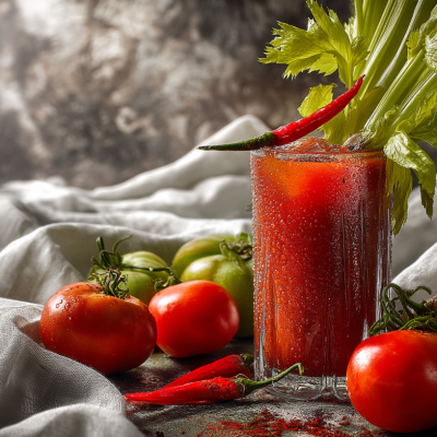 Zátiší s Bloody Mary